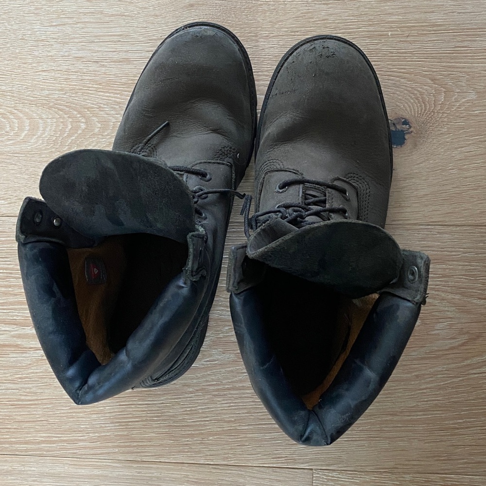 Timberland Black Leather Men's Boots - Picture 5 of 10